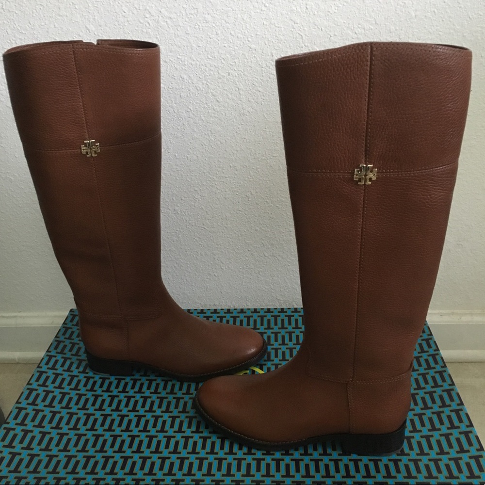 Tory Burch Jolie Riding Boot Wide Shaft, 6.5, NEW